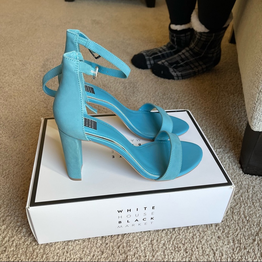 White House Black Market Block Heels